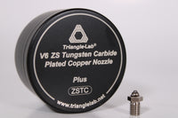 V6 ZSTC Nozzle Tungsten Carbide Copper Plated