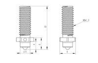 Boquilla para volcán Triangle-Lab ZS