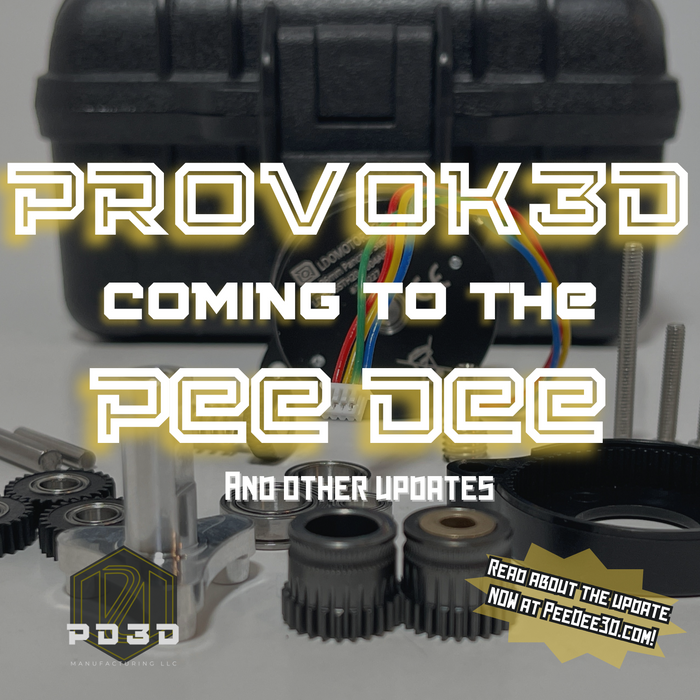 Provok3D Coming to the Pee Dee and Other Updates...